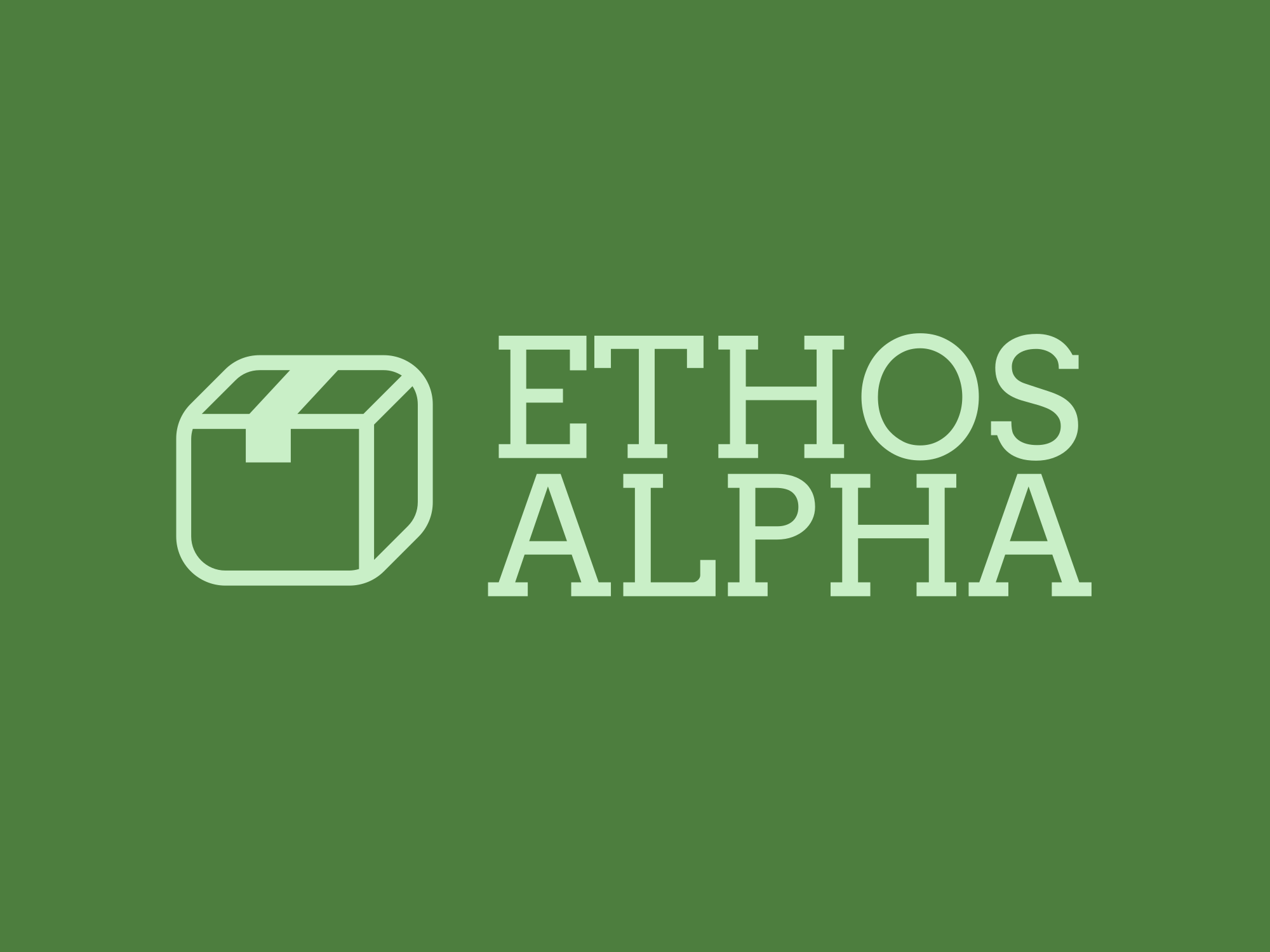 Ethos Alpha Logo